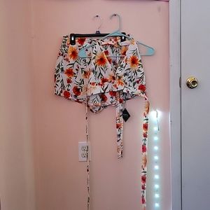 Floral print matching set